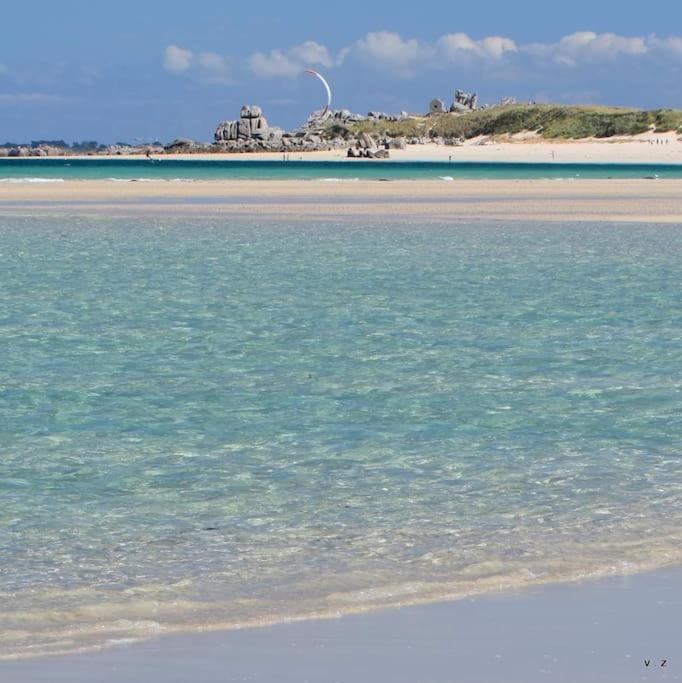 Kerlean, Plage Des Sables Blancs A 700M! Concarneau Exterior photo
